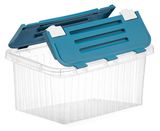 Изображение товара Ящик для хранения Actuel со створками прозрачный микс, 18 л