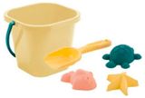 Изображение товара Набор для песка Plast Team Follow Me (ведро, совочек, 3 формочки)