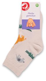 Изображение товара Носки для мальчика АШАН Красная птица Baby бежевые, р 8-10