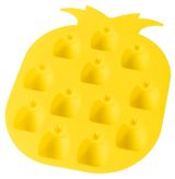 Изображение товара Форма для льда, шоколада и выпечки Ананасы силиконовая