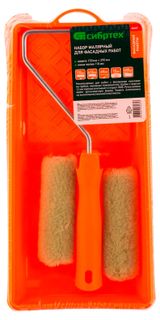 Изображение товара Набор малярный «Сибртех» для фасадных работ Валик 110 мм + Кювета 150х290 мм