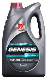 Изображение товара Масло моторное «Лукойл» Genesis Armortech Diesel 5W-30, 4 л
