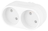 Изображение товара Сетевой разветвитель BURO белый, 2 розетки