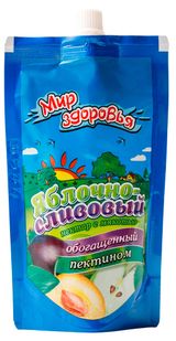 Изображение товара Нектар «Мир Здоровья» яблоко-слива обогащенный пектином, 200 мл