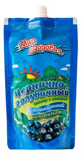 Изображение товара Нектар «Мир Здоровья» черника-голубика обогащенный пектином, 200 мл