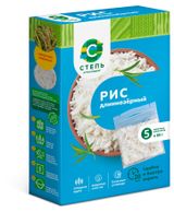 Изображение товара Рис длиннозерный «Агрохолдинг СТЕПЬ» в пакетах для варки, 5x80 г