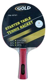 Изображение товара Ракетка для настольного тенниса Gold для начального и любительского уровня игры 1-2 звезды, 1 шт в ассортименте