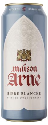 Изображение товара Напиток пивной Maison Arne Biere Blanche нефильтрованный 4,9%, 430 мл