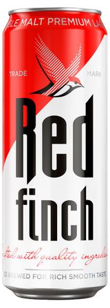 Изображение товара Пиво светлое Red Finch 4,4%, 450 мл