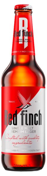 Изображение товара Пиво светлое Red Finch 4,4%, 450 мл