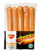 Изображение товара Сосиски «ЭКОЛЬ» Хот-дог из курицы Халяль, 400 г