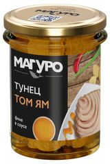 Изображение товара Филе тунца полосатого «Магуро» в соусе Том Ям с маслом, 200 г