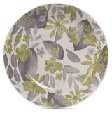 Изображение товара Тарелка суповая Domenik Blooming бело-зеленая, 20 см