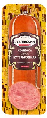 Изображение товара Колбаса варено-копченая «Рублёвский» Бутербродная, 270 г