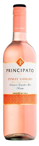 Изображение товара Вино Principato Pinot Grigio Rosato розовое сухое Италия, 0,75 л