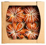 Изображение товара Булочки сдобные Швейцарские трюфельные кольца с шоколадным кремом и ромом 4 шт, 550 г