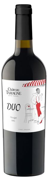 Изображение товара Вино Chateau TAMAGNE Duo сухое красное Россия, 0,75 л