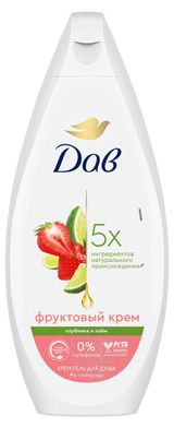 Изображение товара Крем-гель для душа «Дав» клубника и лайм, 250 мл