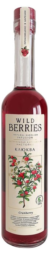Изображение товара Настойка сладкая Wild Berries Клюква Россия, 0,5 л