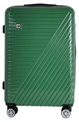 Изображение товара Чемодан жесткий Airport зеленый 8 колес, 44х27х65 см, размер M