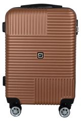Изображение товара Чемодан жесткий Airport коричневый 8 колес, 35х20х55 см, размер S