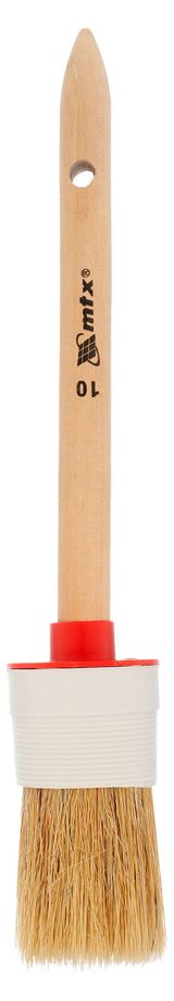 Изображение товара Кисть круглая MTX №10 с натуральной щетиной, 40 мм
