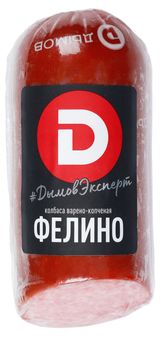 Изображение товара Колбаса варено-копченая «ДЫМОВ» Фелино, 330 г
