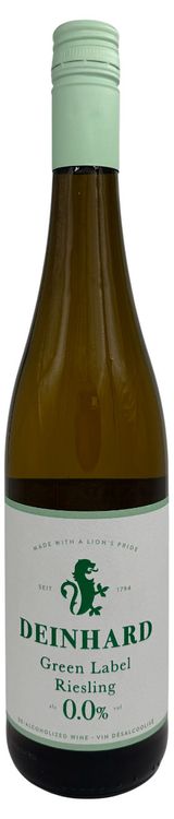 Изображение товара Вино безалкогольное Deinhard Green Label Riesling белое полусладкое Германия, 0,75 л