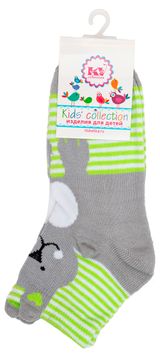 Изображение товара Носки детские «Красная Ветка» с 3D рисунком зеленые, р. 14-16