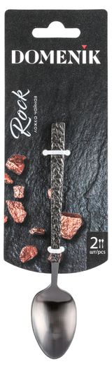 Изображение товара Ложка чайная Domenik Rock Black, 2 шт