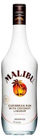 Изображение товара Ликер MALIBU десертный со вкусом кокоса Испания, 0,75 л