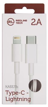 Изображение товара Кабель Red Line Type-C Lightning белый, 1 м