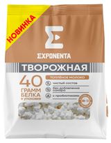 Изображение товара Творог Exponenta творожная топленое молоко без добавления сахара 0% БЗМЖ, 250 г