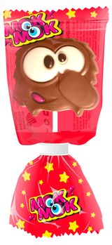 Изображение товара Кондитерское изделие из глазури «МОК-МОК» Шоколадная фигурка с печеньем, 24 г