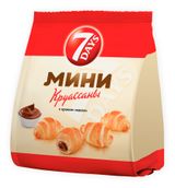 Изображение товара Мини-круассаны 7Days с кремом какао, 265 г
