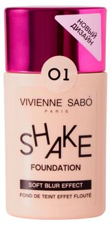 Изображение товара Тональный крем с натуральным блюр эффектом Vivienne Sabo Shakefoundation тон 01