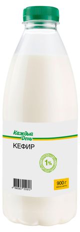Изображение товара Кефир «Каждый день» 1% БЗМЖ, 900 г