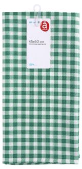 Изображение товара Полотенце кухонное Actuel вафельное в клетку, 45х60 см