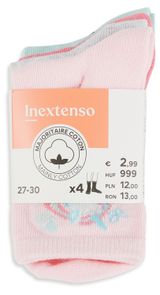 Изображение товара Носки для девочки InExtenso, 4 шт
