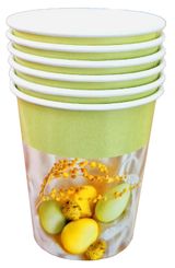 Изображение товара Стакан одноразовый бумажный с праздником светлой пасхи!, 250 мл х 6 шт