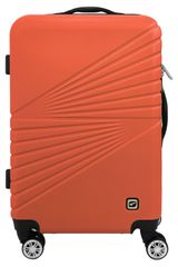 Изображение товара Чемодан жесткий Airport 4 колеса красный, размер M
