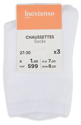 Изображение товара Носки для девочки InExtenso, 3 шт