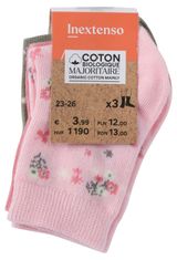 Изображение товара Носки для девочки InExtenso, 3 шт