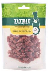 Изображение товара Лакомство для кошек TITBIT мягкие снеки Рыбки с лососем, 50 г