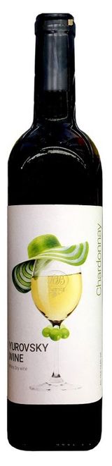 Изображение товара Вино «Юровский» Шардоне белое сухое Россия, 0,7 л