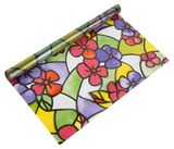 Изображение товара Пленка самоклеящаяся витражная «Рыжий Кот» Цветы разноцветные, 0,45х2 м