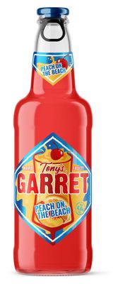 Изображение товара Пивной напиток Tony's Garret Hard Peach on the beach, 450 мл