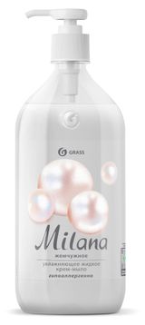 Изображение товара Крем-мыло жидкое Grass увлажняющее Milana жемчужное, 1 л