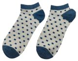 Изображение товара Носки женские InExtenso укороченные бело-синие, р. 35-40