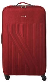 Изображение товара Чемодан мягкий Airport красный 4 колеса, р M